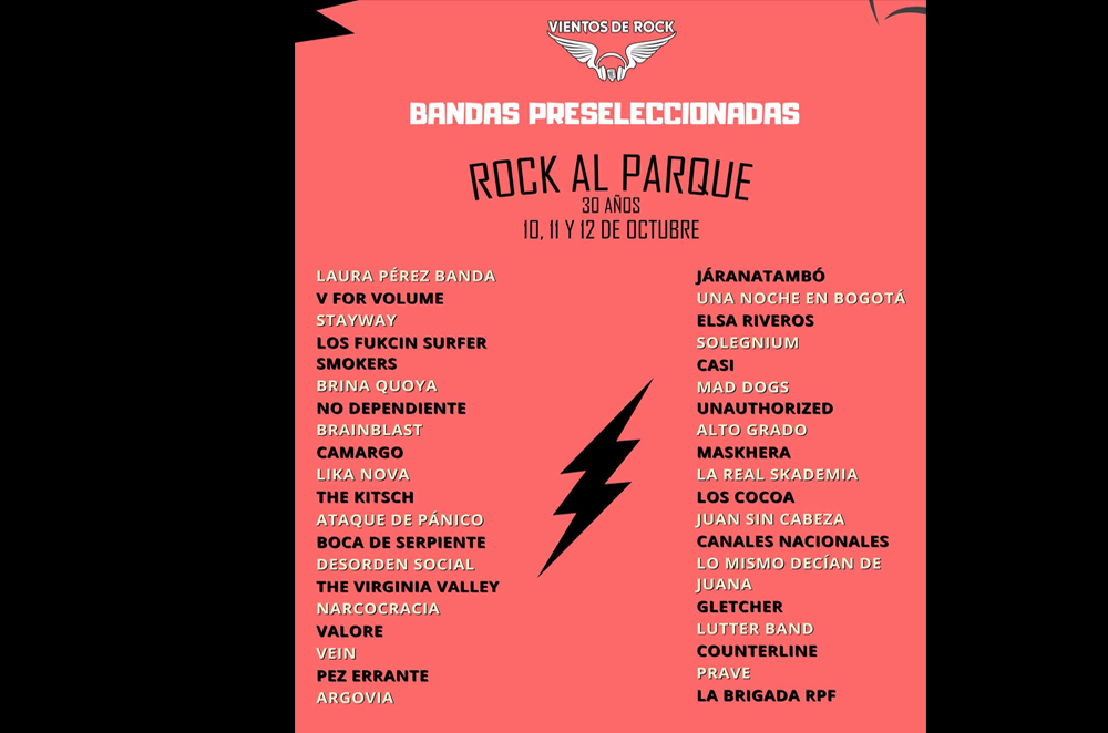 Rock al Parque Colombia 2026